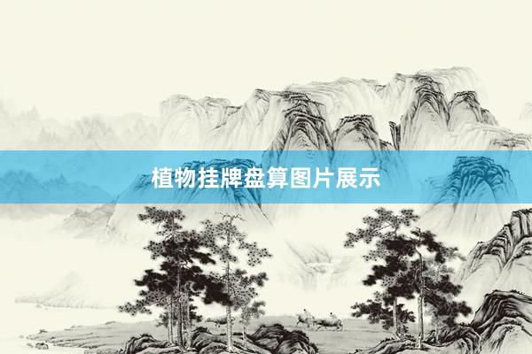 植物挂牌盘算图片展示